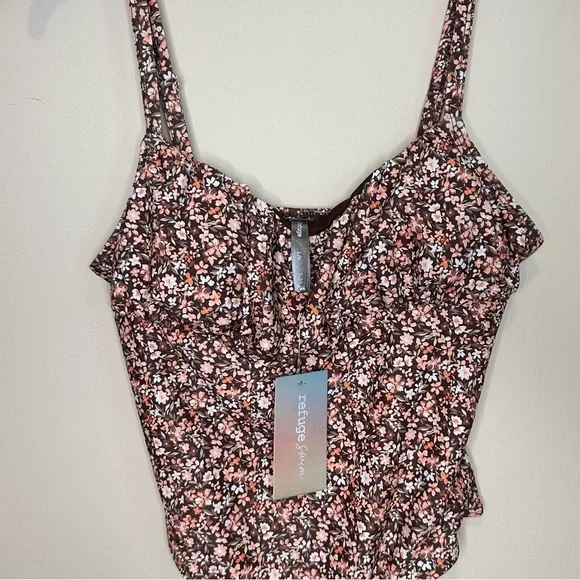 ⚡️NWT Refuge Floral One Piece Swimsuit - Picture 4 of 10